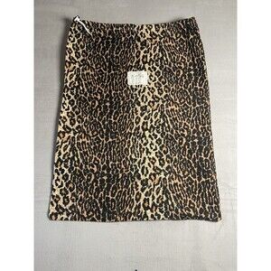 Nick & Nora Laundry Bag 100% Cotton Vintage Cloth Washable Bag Leopard Print